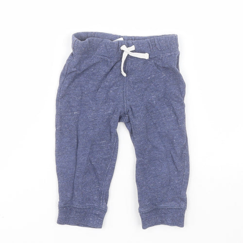 Carters Baby Blue  100% Cotton Jogger Trousers Size 12 Months  Pullover
