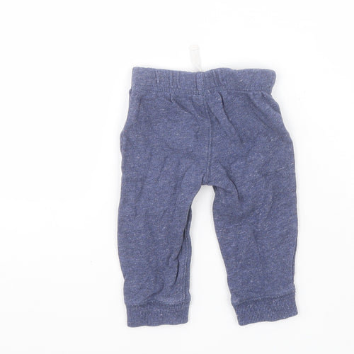Carters Baby Blue  100% Cotton Jogger Trousers Size 12 Months  Pullover