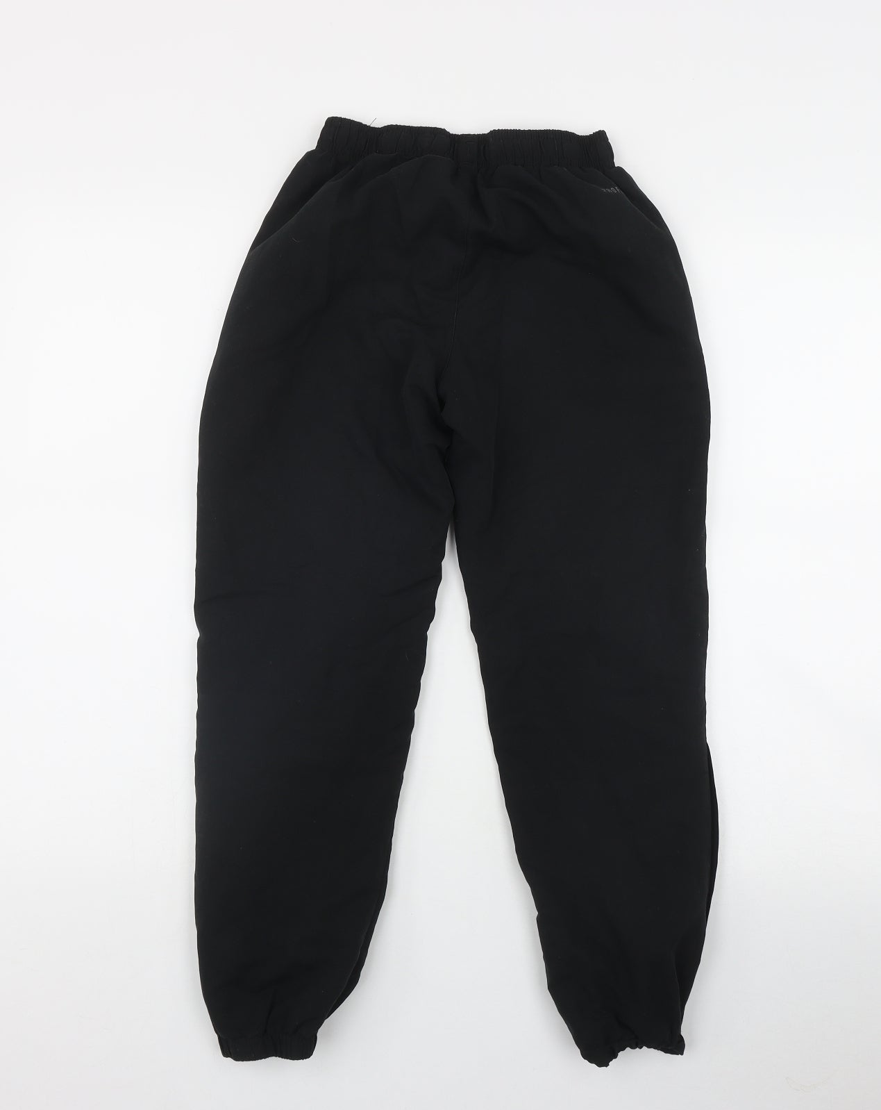 Mitre Boys Black  Polyester Jogger Trousers Size M L25 in Regular Drawstring