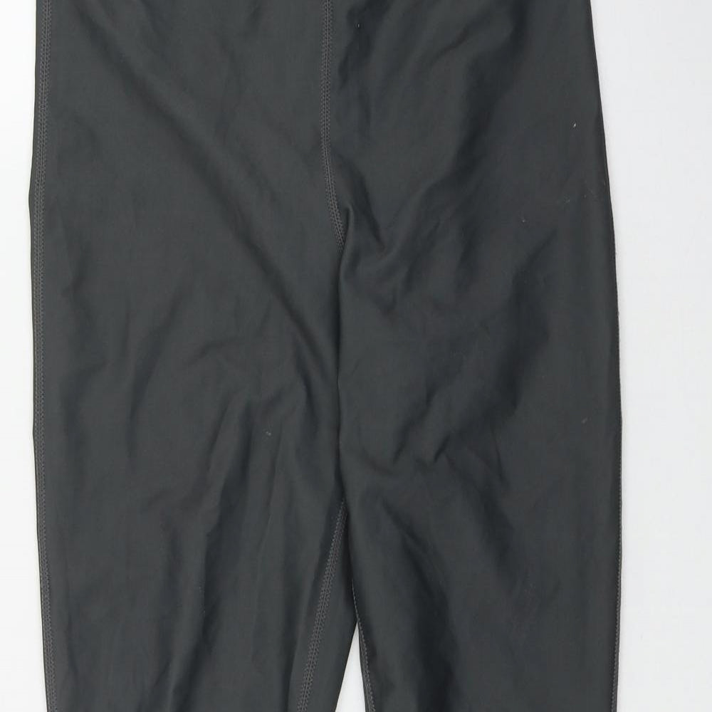 Dunnes Stores Womens Grey Animal Print Polyester Compression Leggings Size S L30 in Regular Pullover