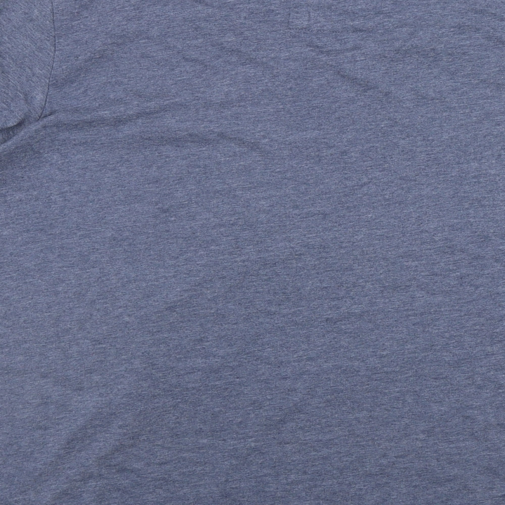 Primark Womens Blue  Cotton Basic T-Shirt Size 18 Round Neck
