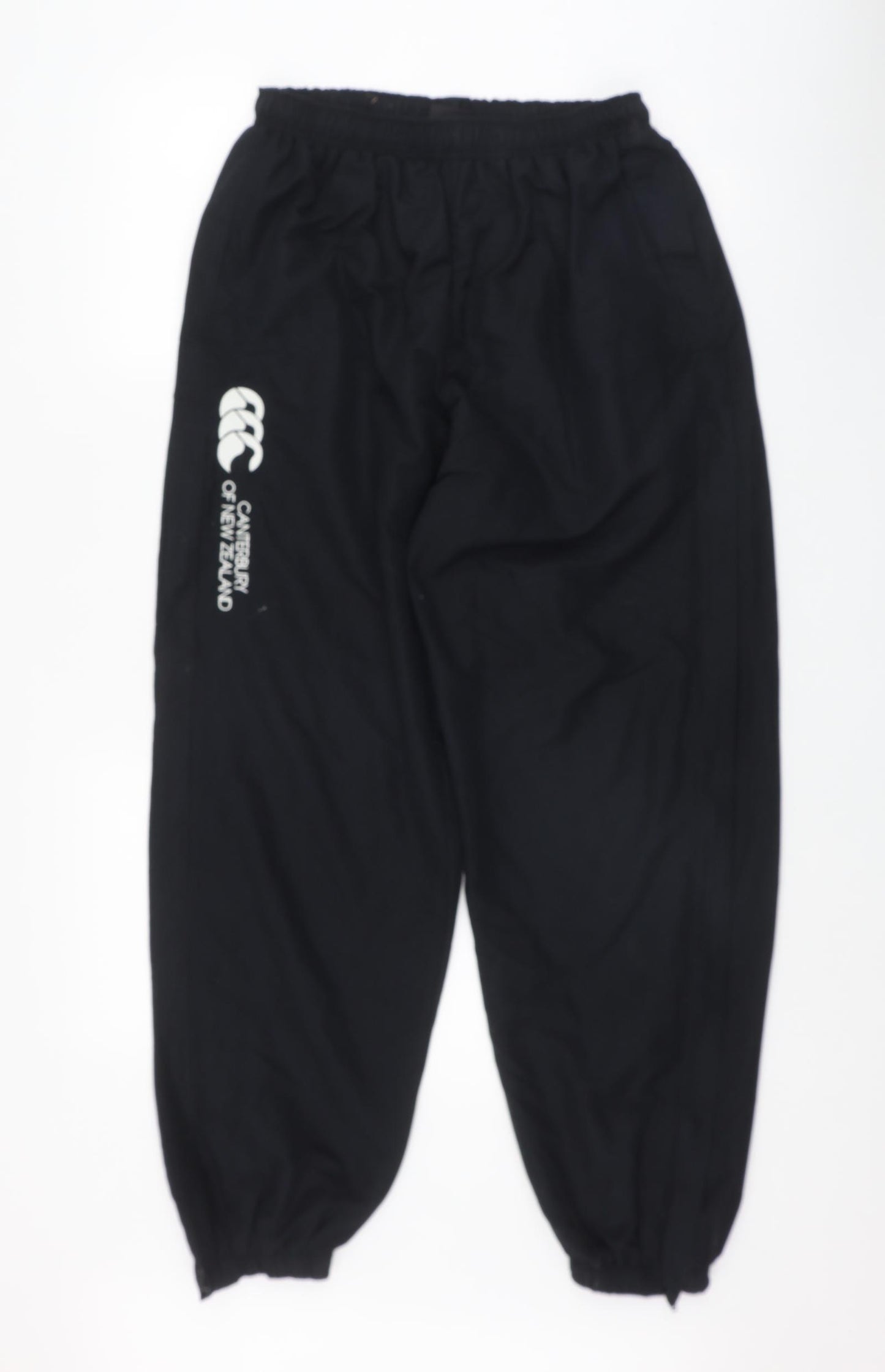 Canterbury Mens Black  Polyester Jogger Trousers Size M L31 in Regular Drawstring