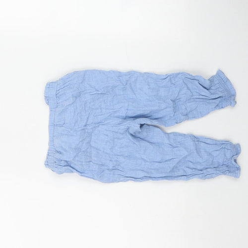 H&M Girls Blue  Cotton Jogger Trousers Size 2 Years  Regular Pullover