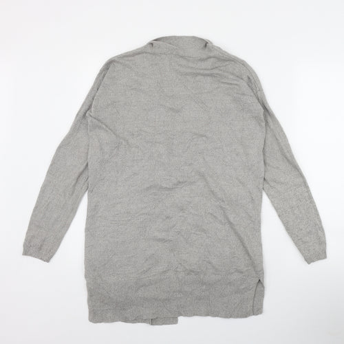 ESMARA Womens Grey V-Neck  Cotton Cardigan Jumper Size 10