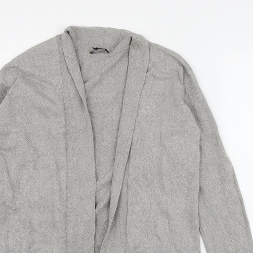 ESMARA Womens Grey V-Neck  Cotton Cardigan Jumper Size 10