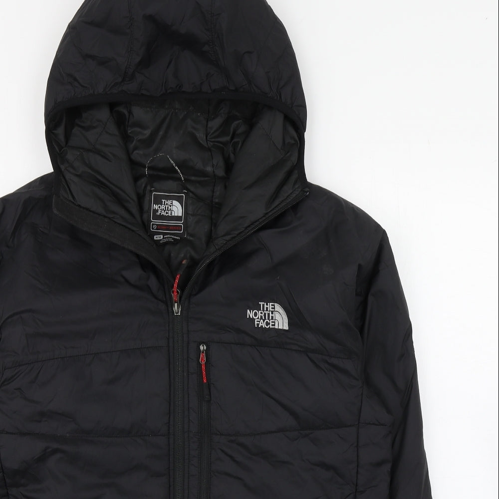 The North Face Mens Black   Puffer Jacket Coat Size M  Zip