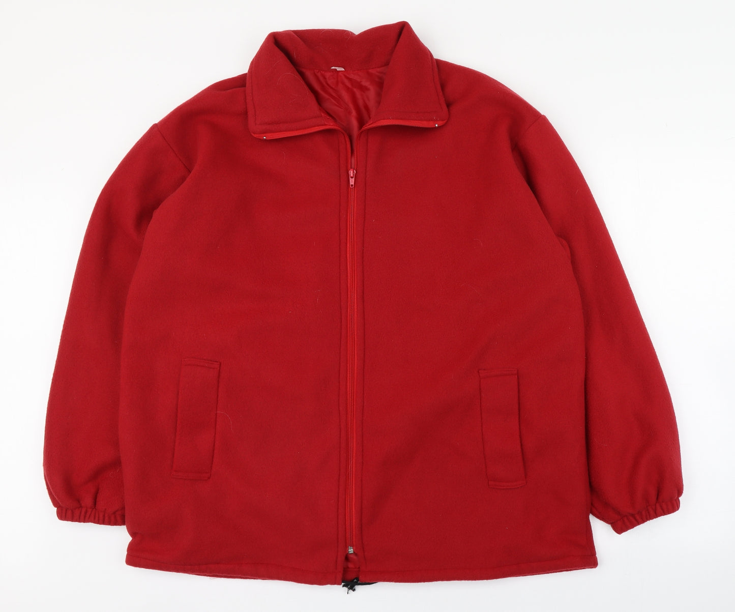 Preworn Mens Red   Jacket  Size XL  Zip