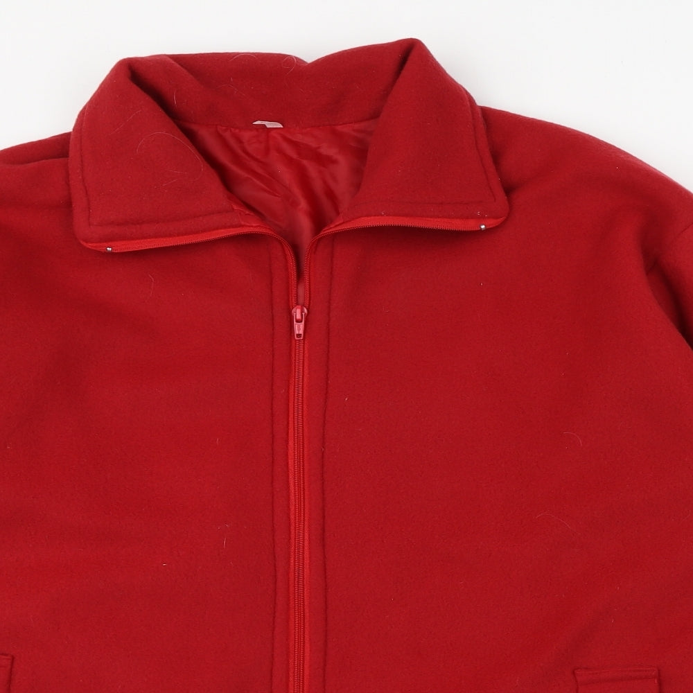 Preworn Mens Red   Jacket  Size XL  Zip
