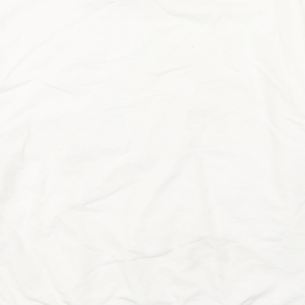 NEXT Womens White  Cotton Pullover Sweatshirt Size 12   - Penguin