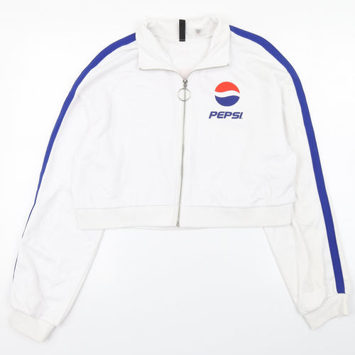 Divided Womens Multicoloured  Cotton Full Zip Sweatshirt Size S   - Cropped