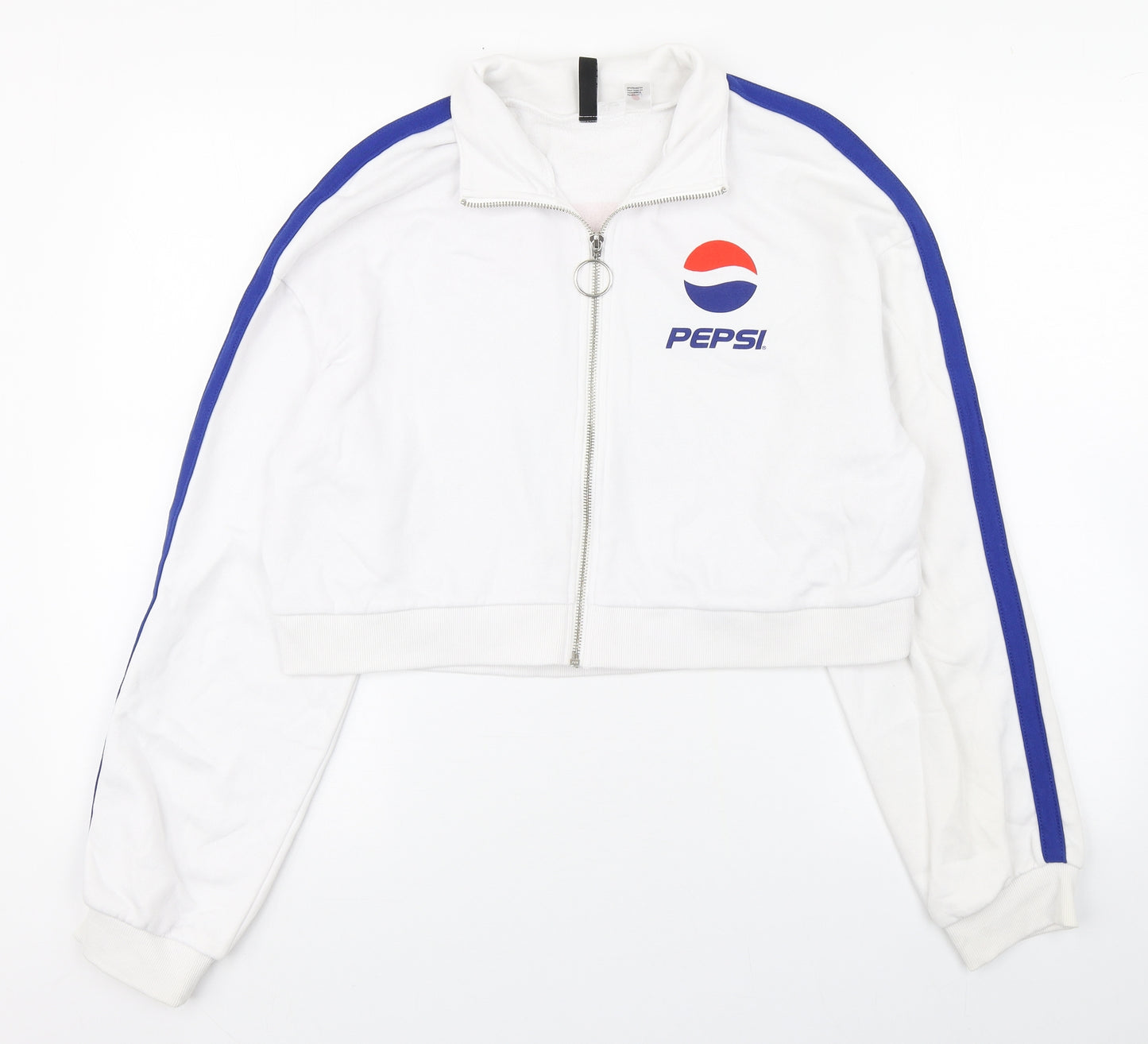 Divided Womens Multicoloured  Cotton Full Zip Sweatshirt Size S   - Cropped