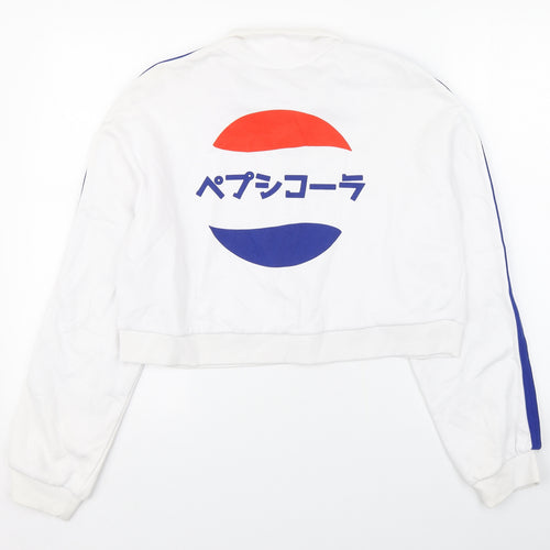 Divided Womens Multicoloured  Cotton Full Zip Sweatshirt Size S   - Cropped