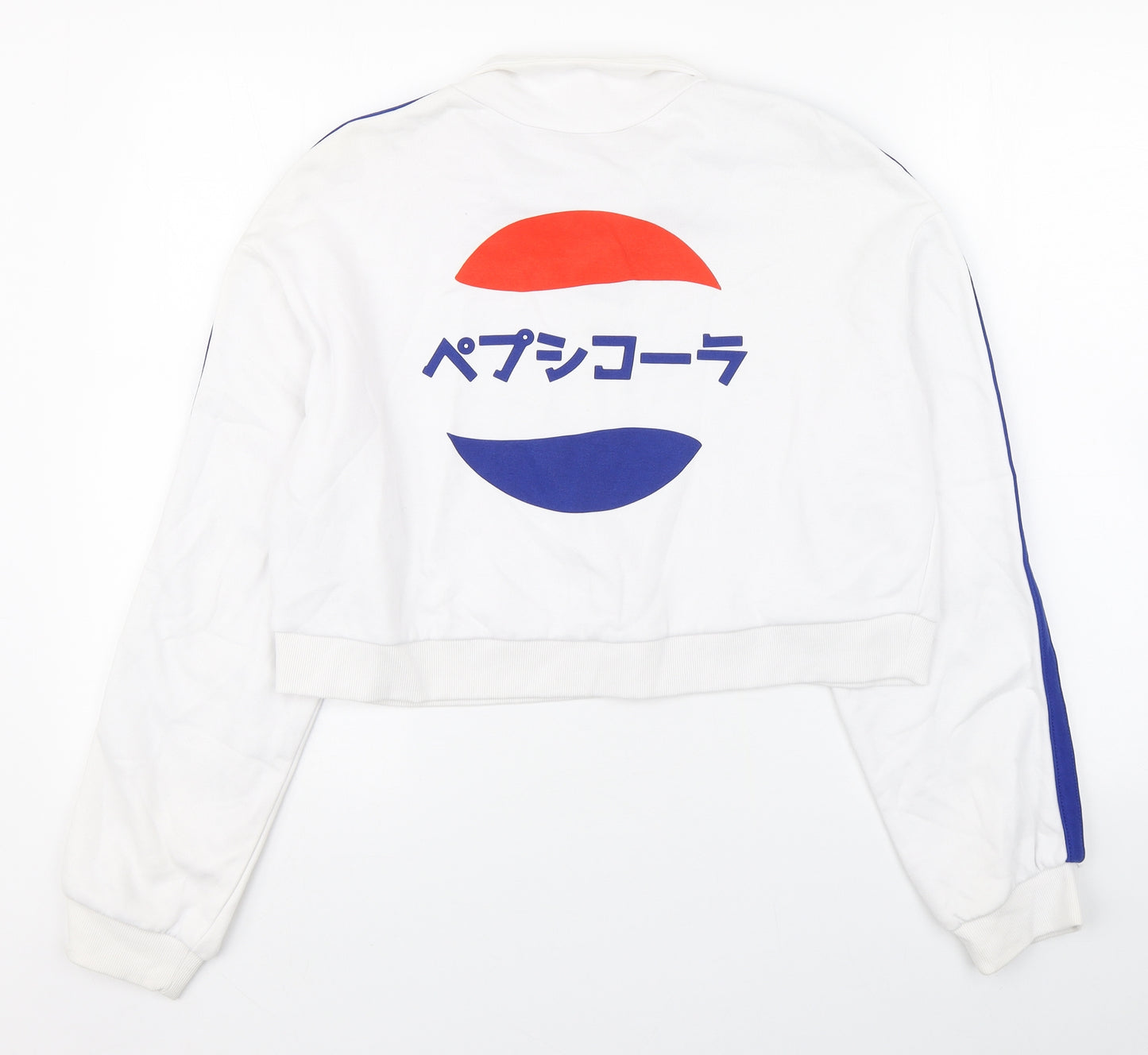 Divided Womens Multicoloured  Cotton Full Zip Sweatshirt Size S   - Cropped