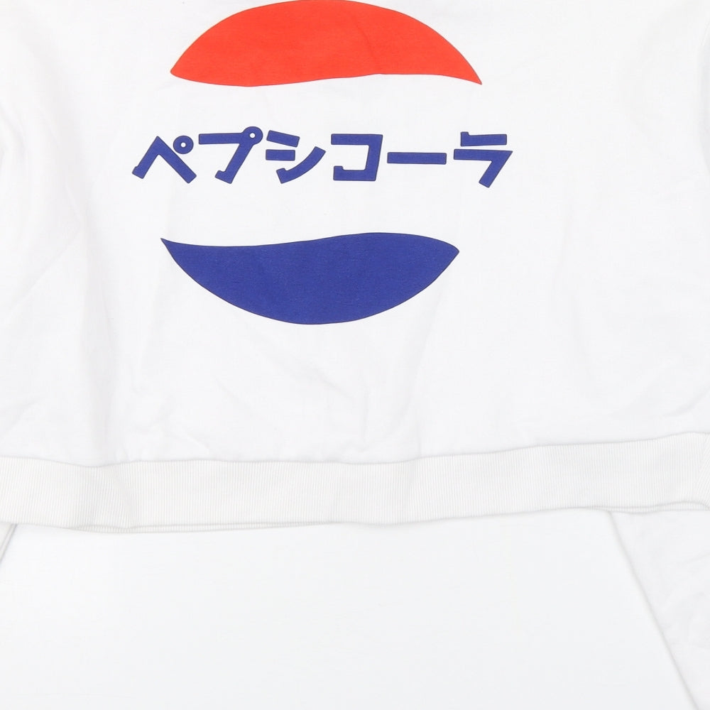 Divided Womens Multicoloured  Cotton Full Zip Sweatshirt Size S   - Cropped