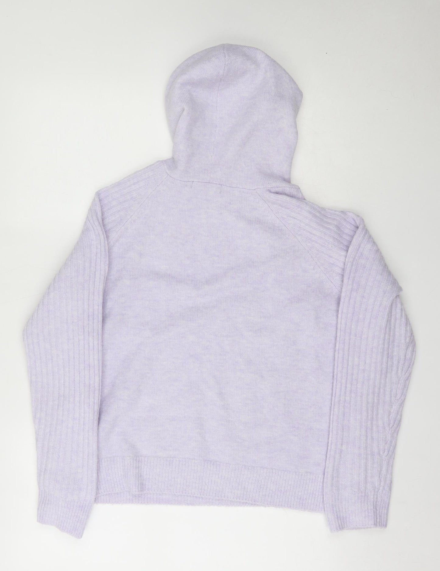 Marks and Spencer Womens Purple  Acrylic Pullover Hoodie Size M