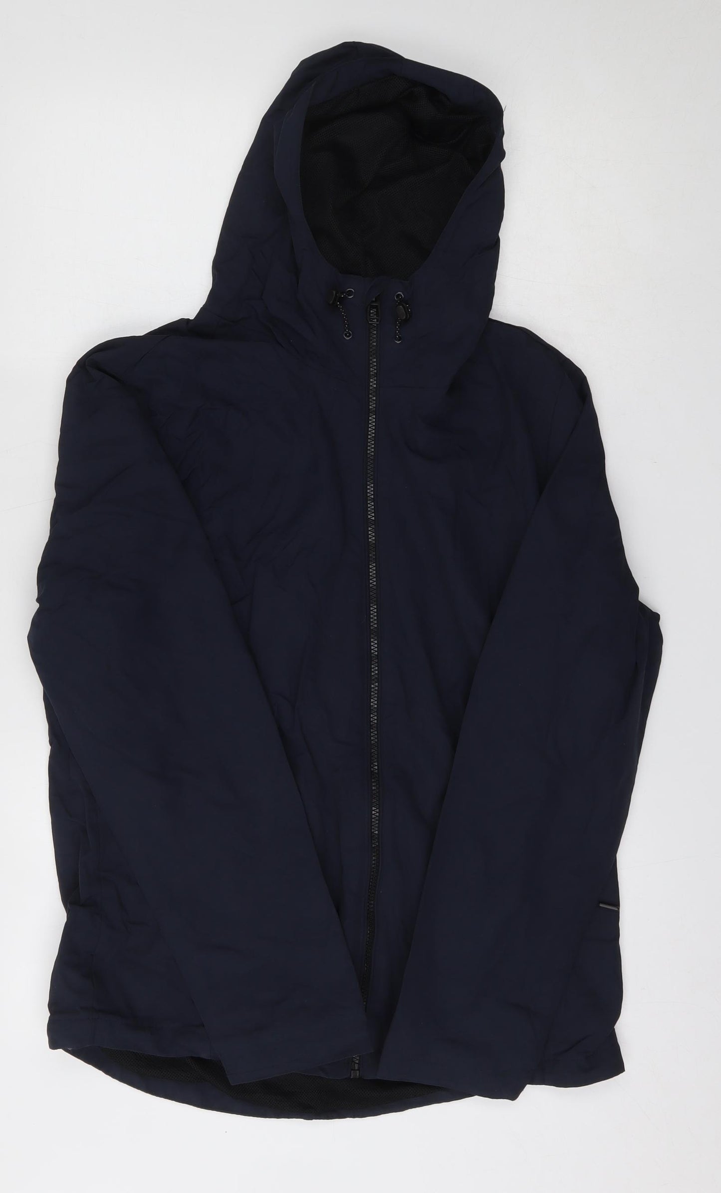 TESCO Womens Blue   Anorak Coat Size M  Zip