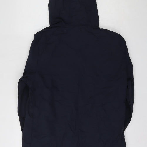 TESCO Womens Blue   Anorak Coat Size M  Zip