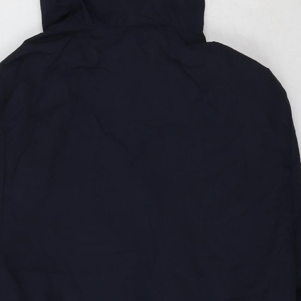 TESCO Womens Blue   Anorak Coat Size M  Zip