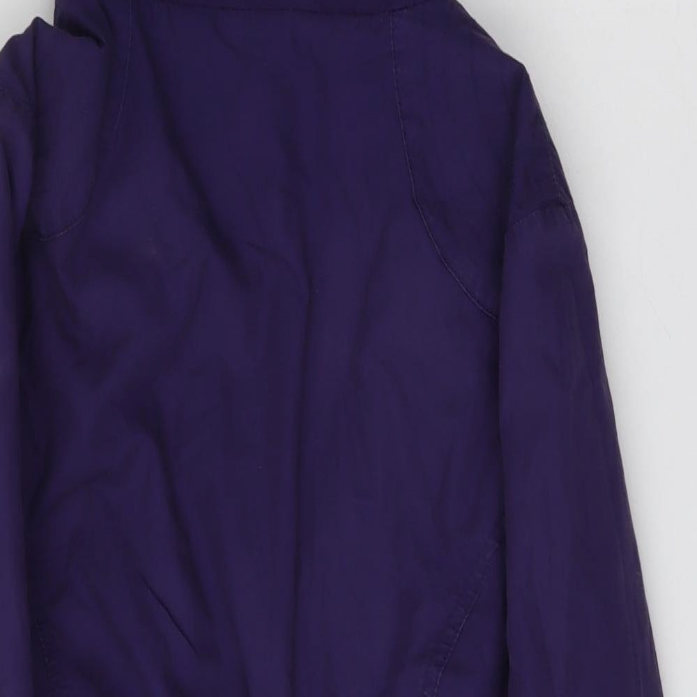 Marks and Spencer Womens Purple   Parka Jacket Size 14  Zip
