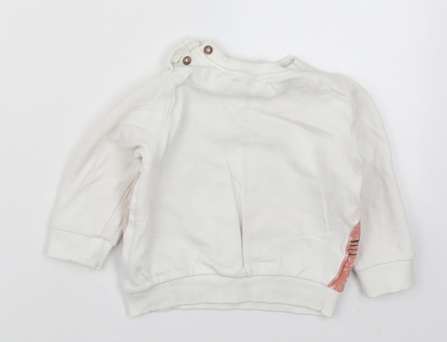 F&F Baby White  Cotton Basic T-Shirt Size 18-24 Months Crew Neck Pullover - Keep Us Cool