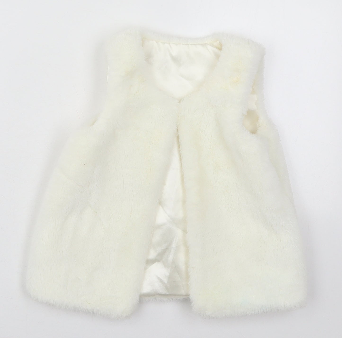 Matalan Girls Ivory   Jacket  Size 2-3 Years  Button