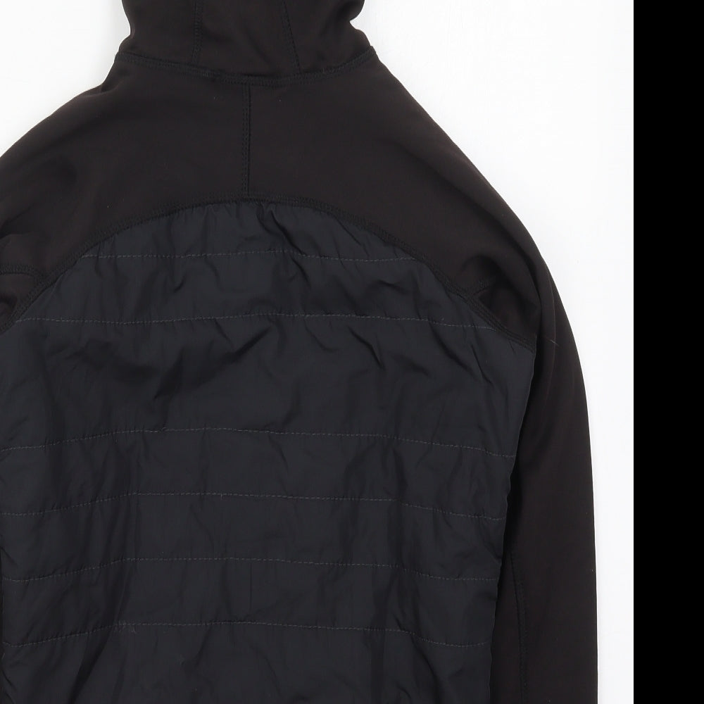 Crane Boys Black   Basic Coat Coat Size 11-12 Years  Zip