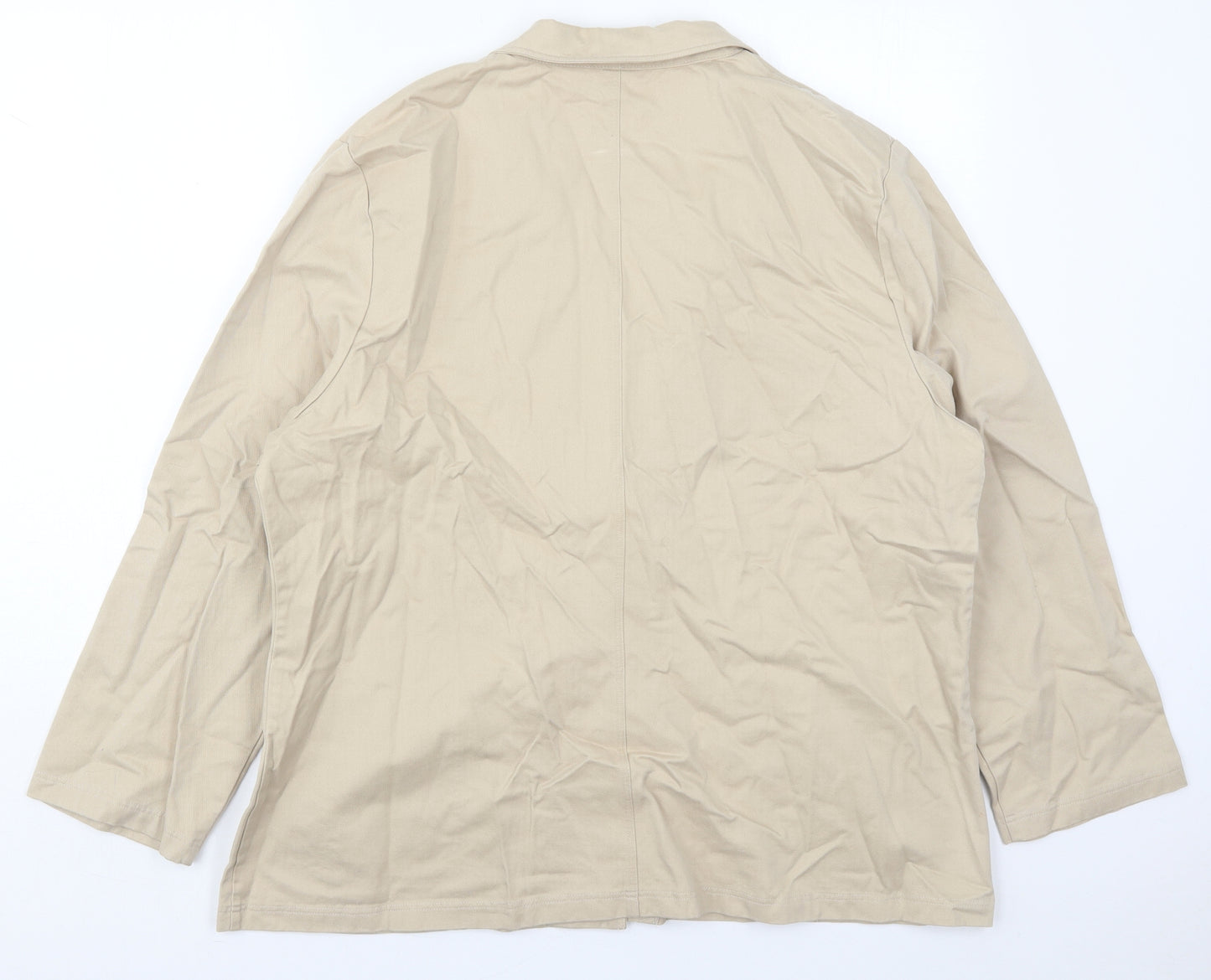 Country Collection Womens Beige   Jacket  Size 24  Button