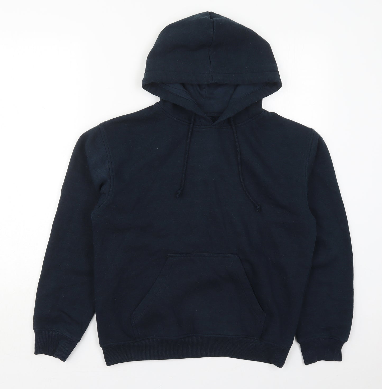 Brave Soul Mens Blue  Cotton Pullover Hoodie Size M