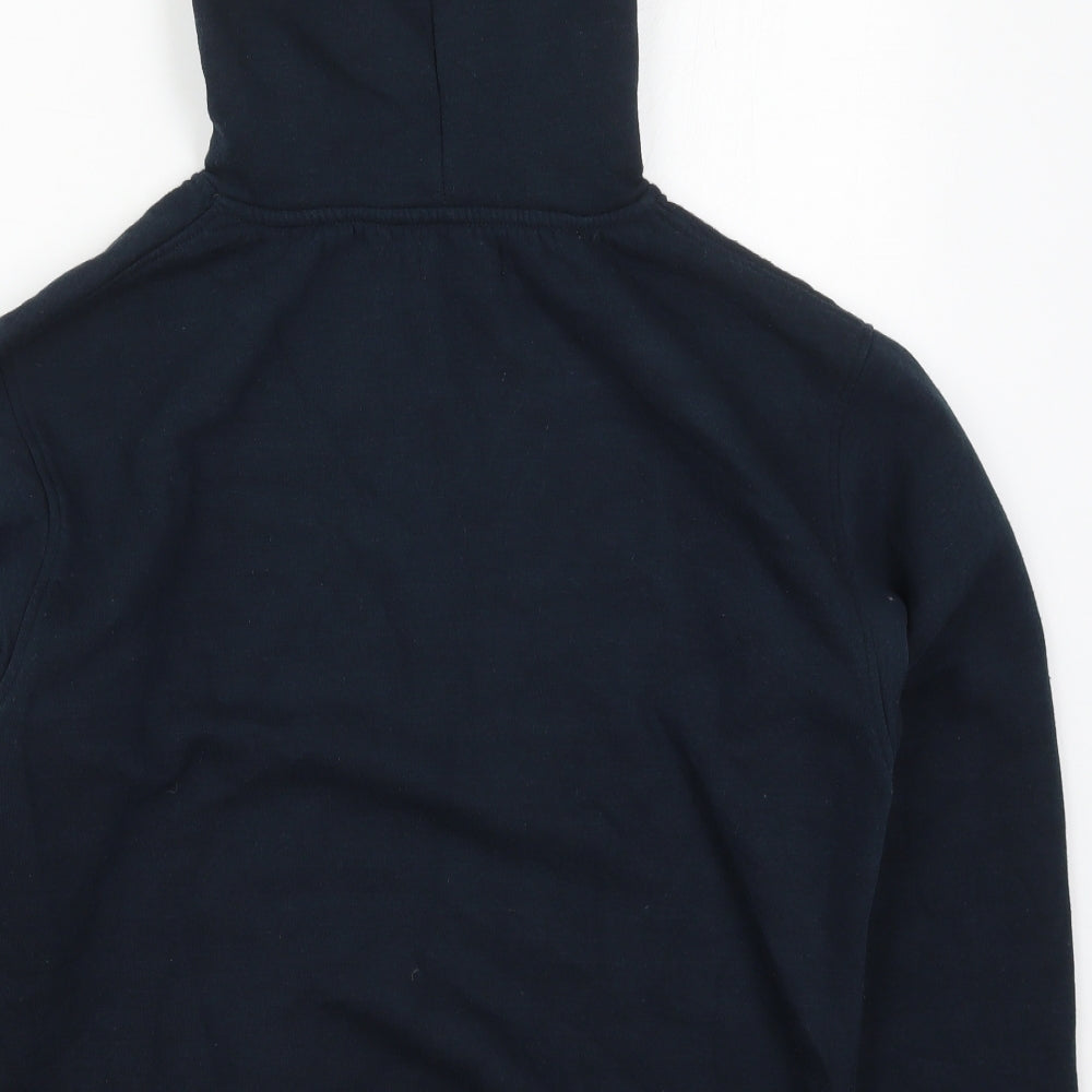 Brave Soul Mens Blue  Cotton Pullover Hoodie Size M