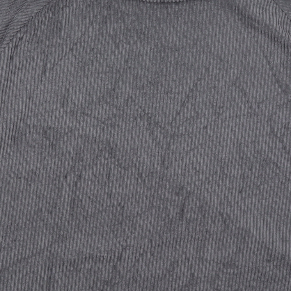 Cotton Traders Womens Grey  Polyester Pullover Sweatshirt Size 26  Pullover