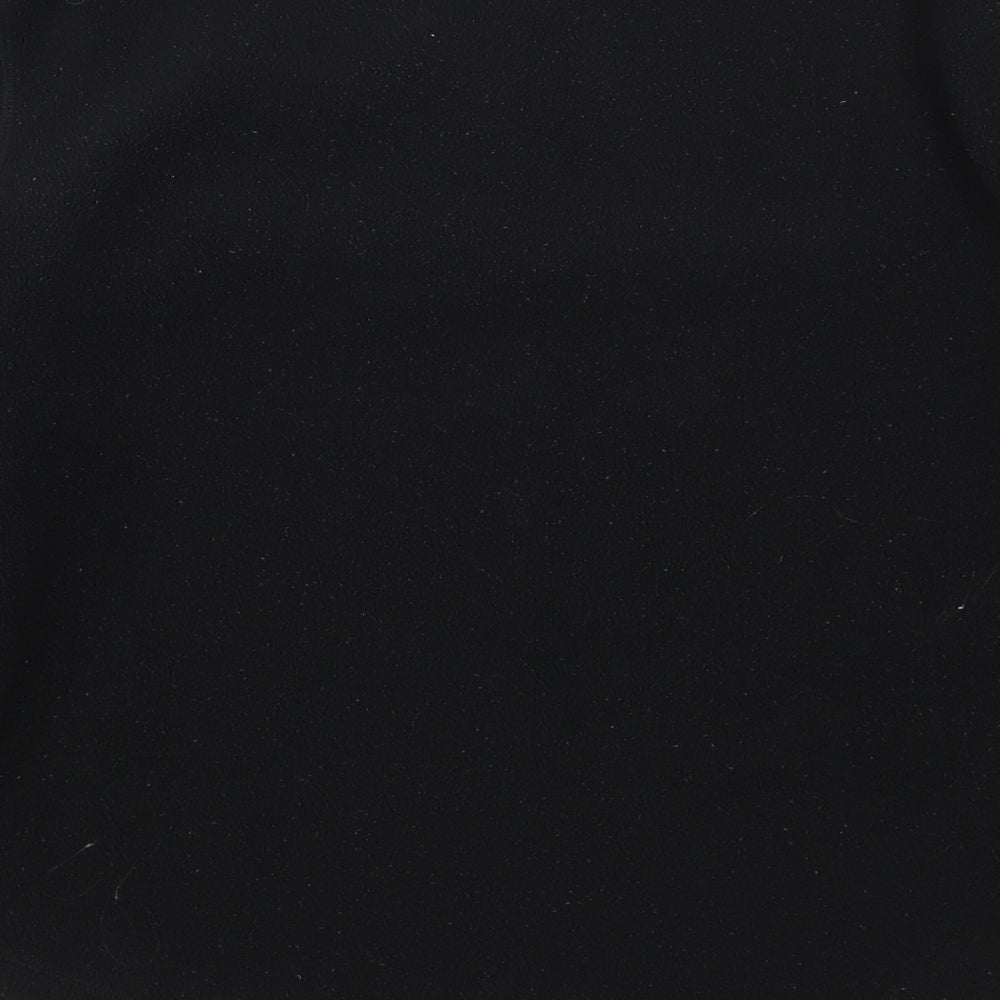 Gap Womens Black V-Neck  Polyester Pullover Jumper Size L