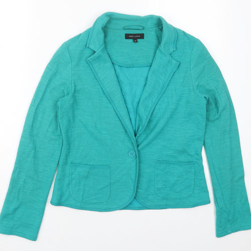 New Look Womens Green   Jacket  Size 10  Button