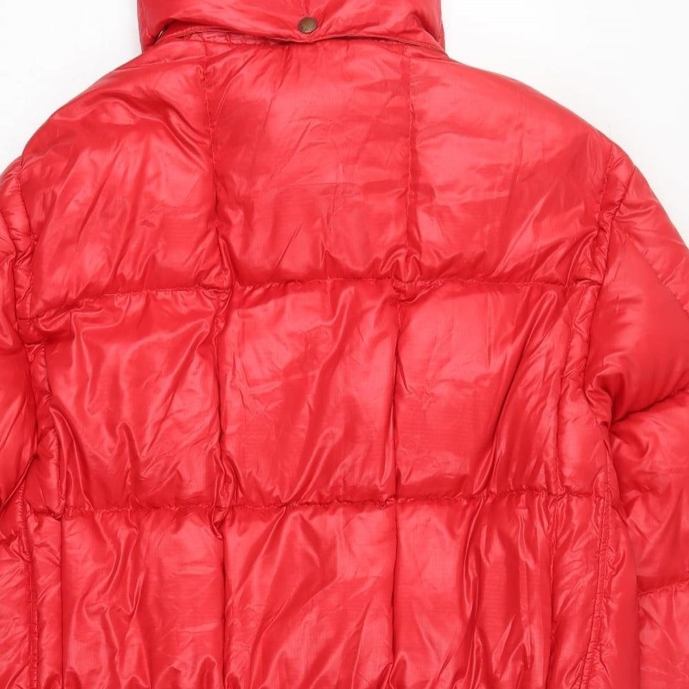 Ralph Lauren Mens Red   Puffer Jacket Coat Size 2XL  Zip