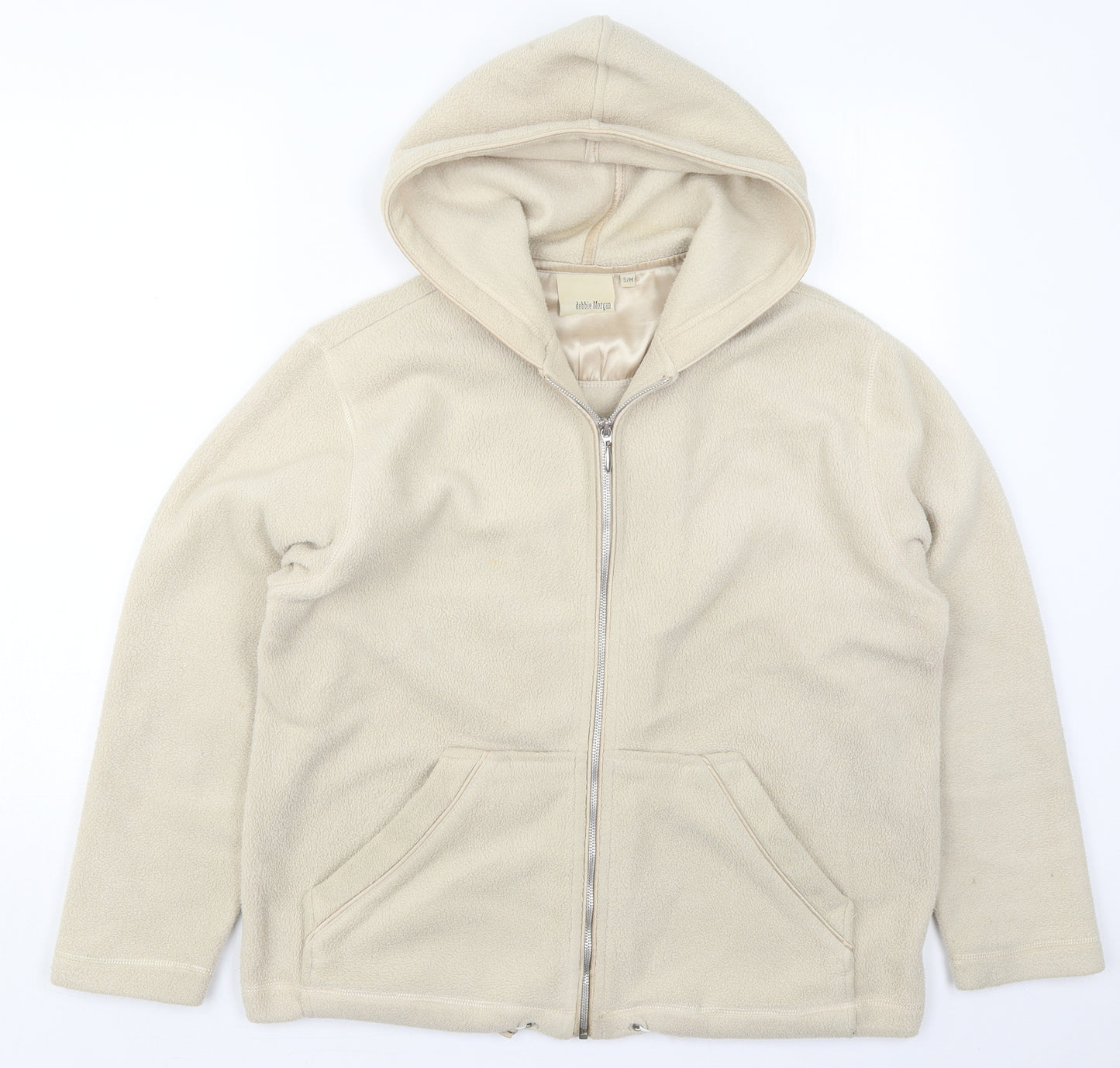 Debbie Morgan Womens Beige   Jacket  Size S  Zip