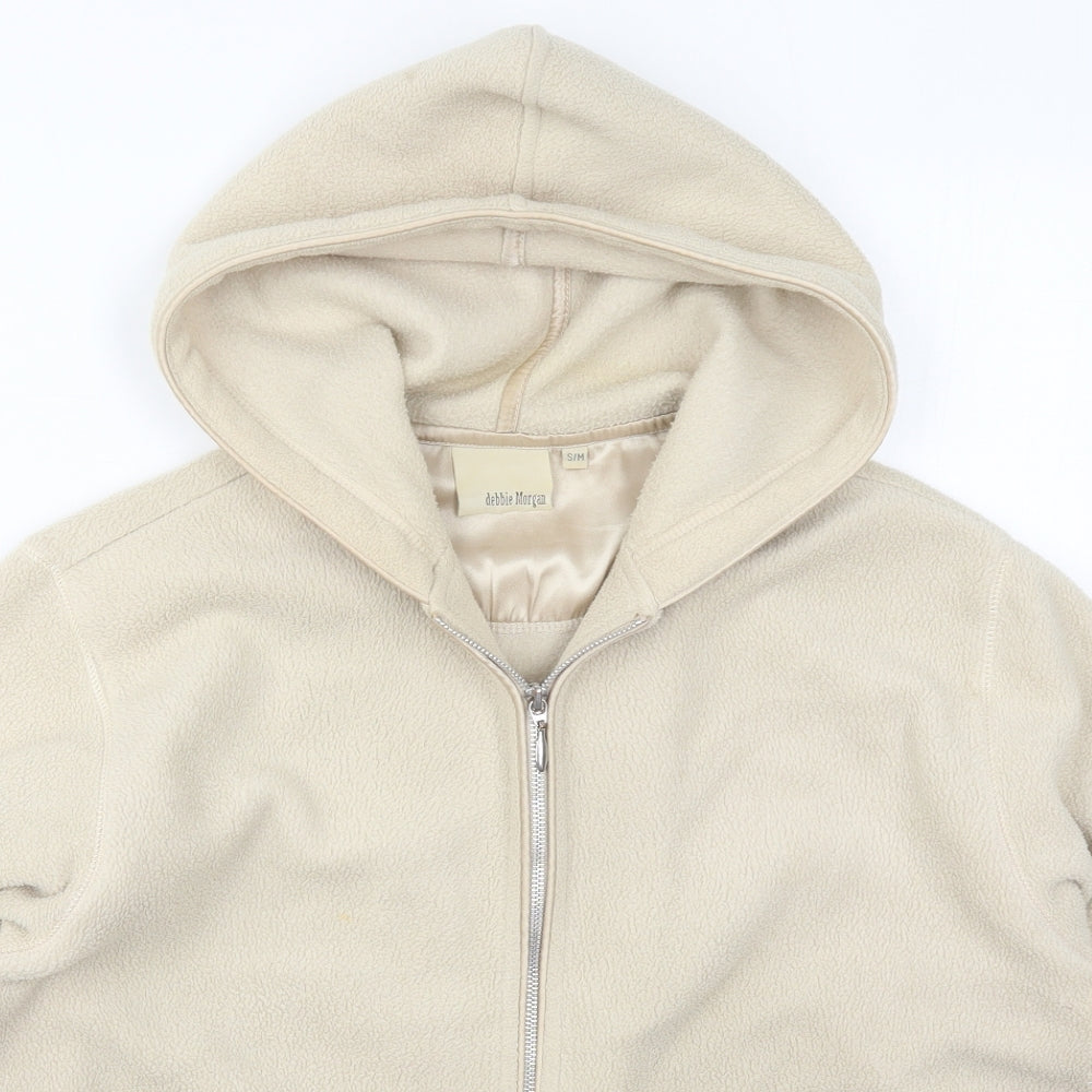 Debbie Morgan Womens Beige   Jacket  Size S  Zip