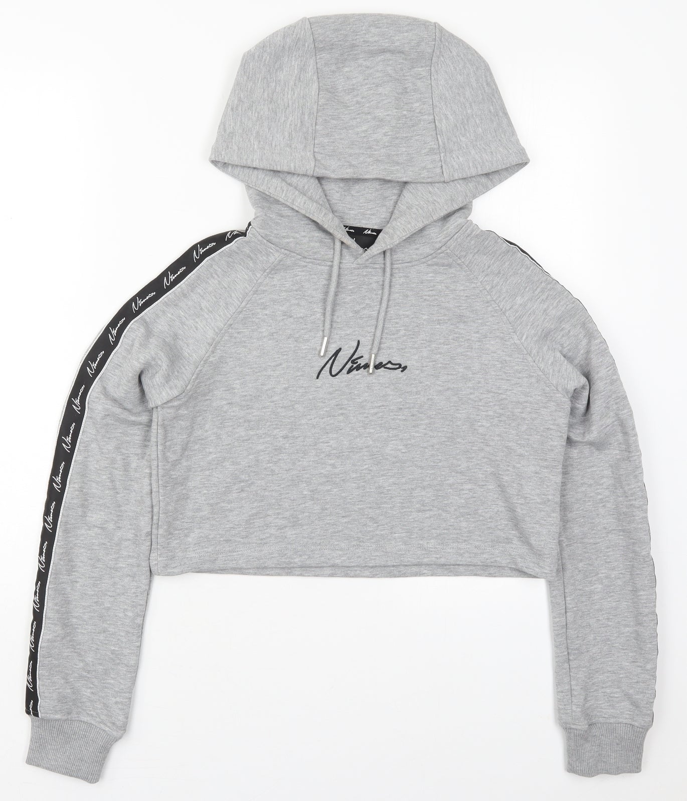 Nikes Womens Grey  Cotton Pullover Hoodie Size 6  Pullover