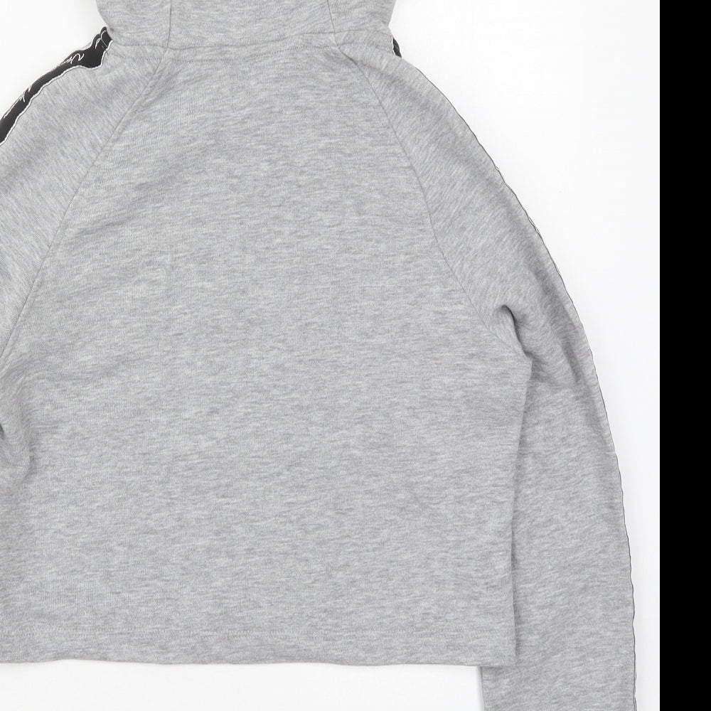 Nikes Womens Grey  Cotton Pullover Hoodie Size 6  Pullover