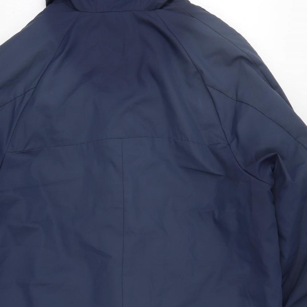 Nike Mens Blue   Jacket Coat Size XL  Zip - Sunderland AFC