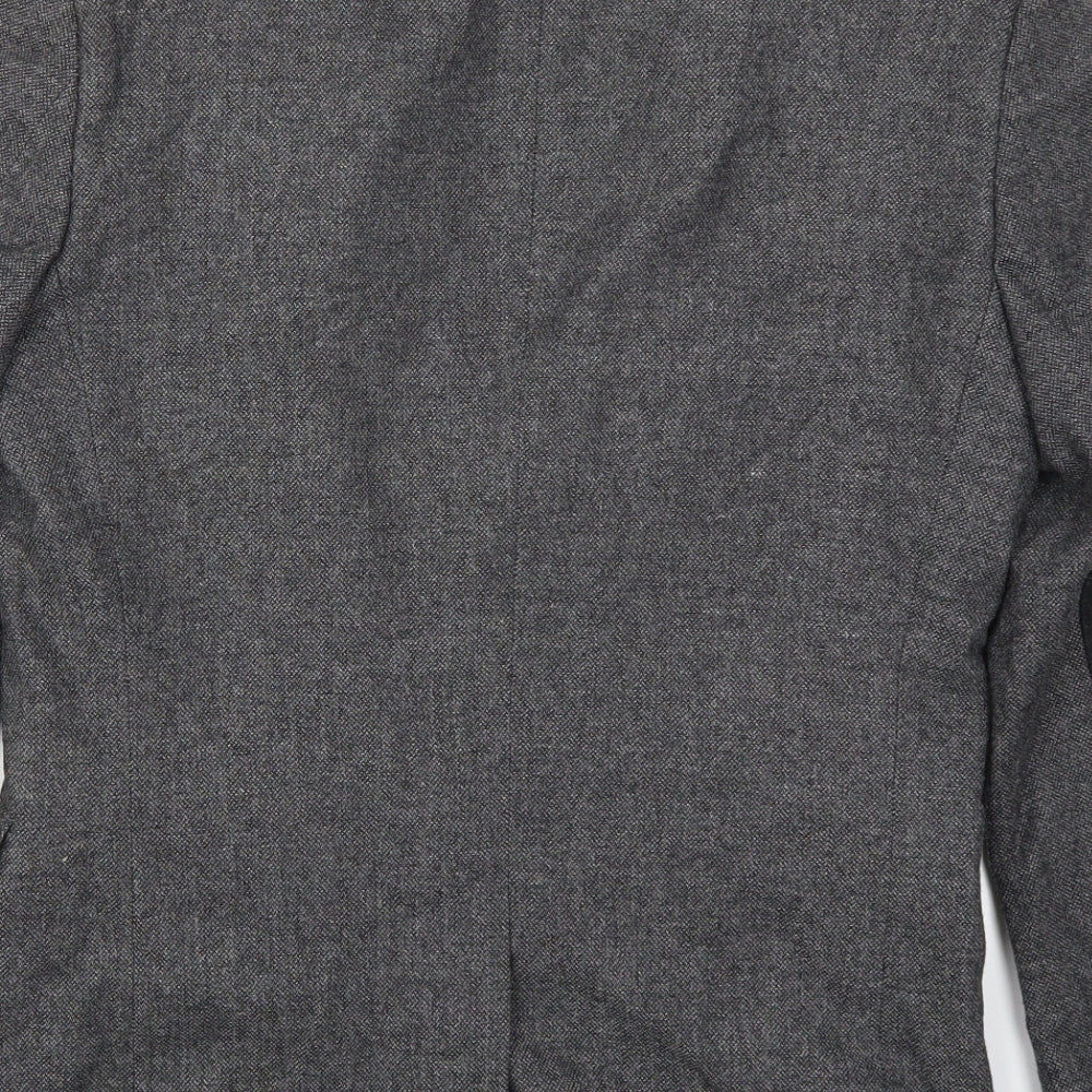 NEXT Mens Grey  Wool Jacket Suit Jacket Size 38