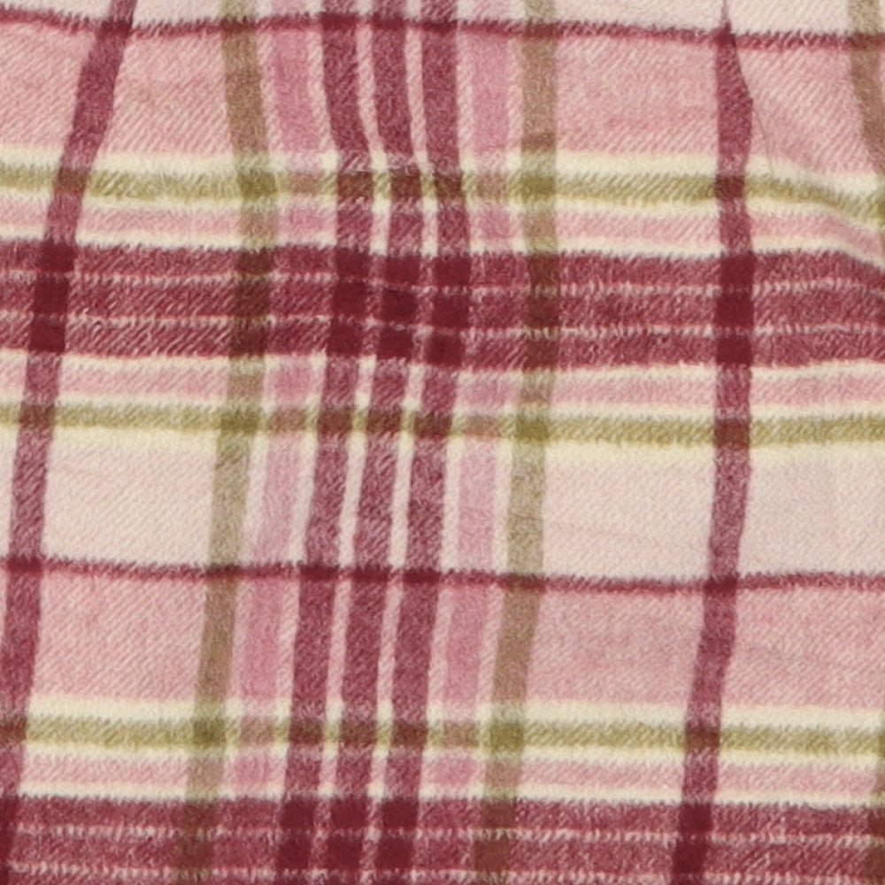 Nutmeg Girls Pink Check Polyester Mini Skirt Size 9-10 Years  Regular Zip