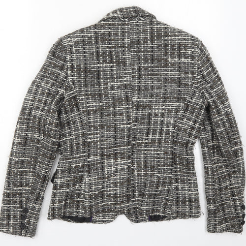 Per Una Womens Grey   Jacket  Size 8  Button