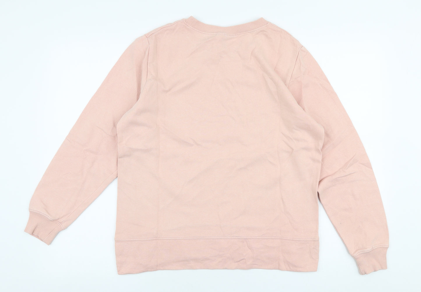 TU Womens Pink  Cotton Pullover Sweatshirt Size 10  Pullover - Peanuts