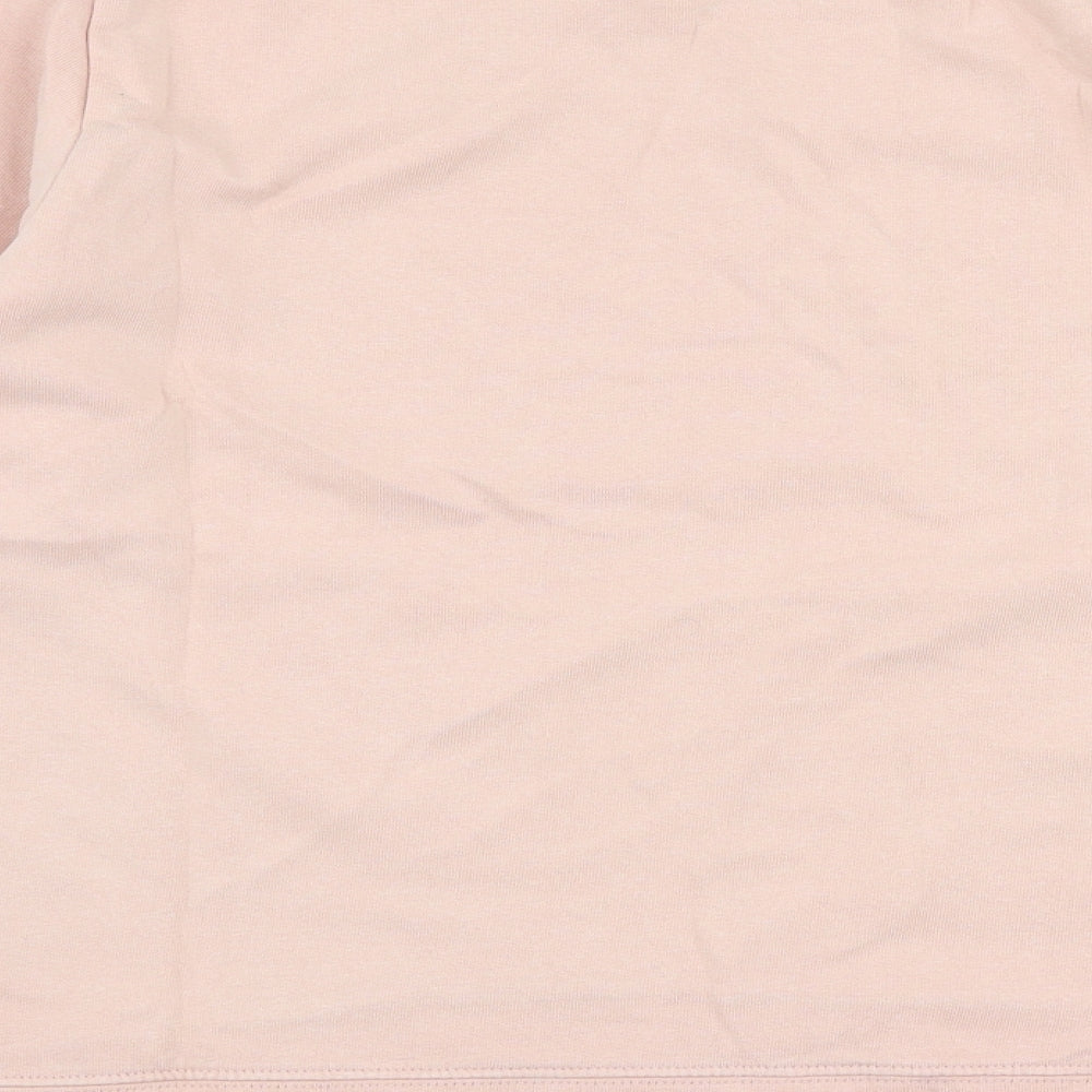 TU Womens Pink  Cotton Pullover Sweatshirt Size 10  Pullover - Peanuts