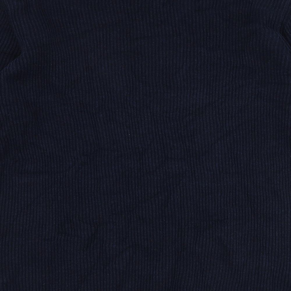 JACK & JONES Mens Blue Round Neck  Cotton Pullover Jumper Size XL