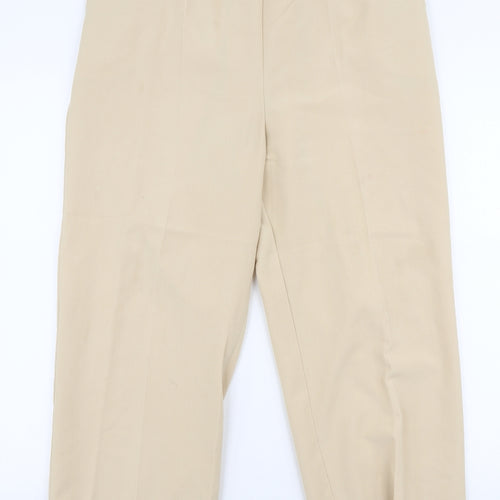 Preworn Womens Beige  Polyester Trousers  Size 20 L25 in Regular