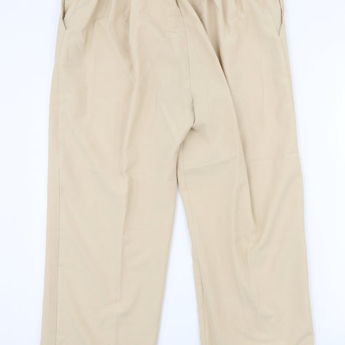 Preworn Womens Beige  Polyester Trousers  Size 20 L25 in Regular