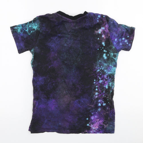 NEXT Boys Purple  Cotton Jersey T-Shirt Size 10 Years Round Neck Pullover - Playstation