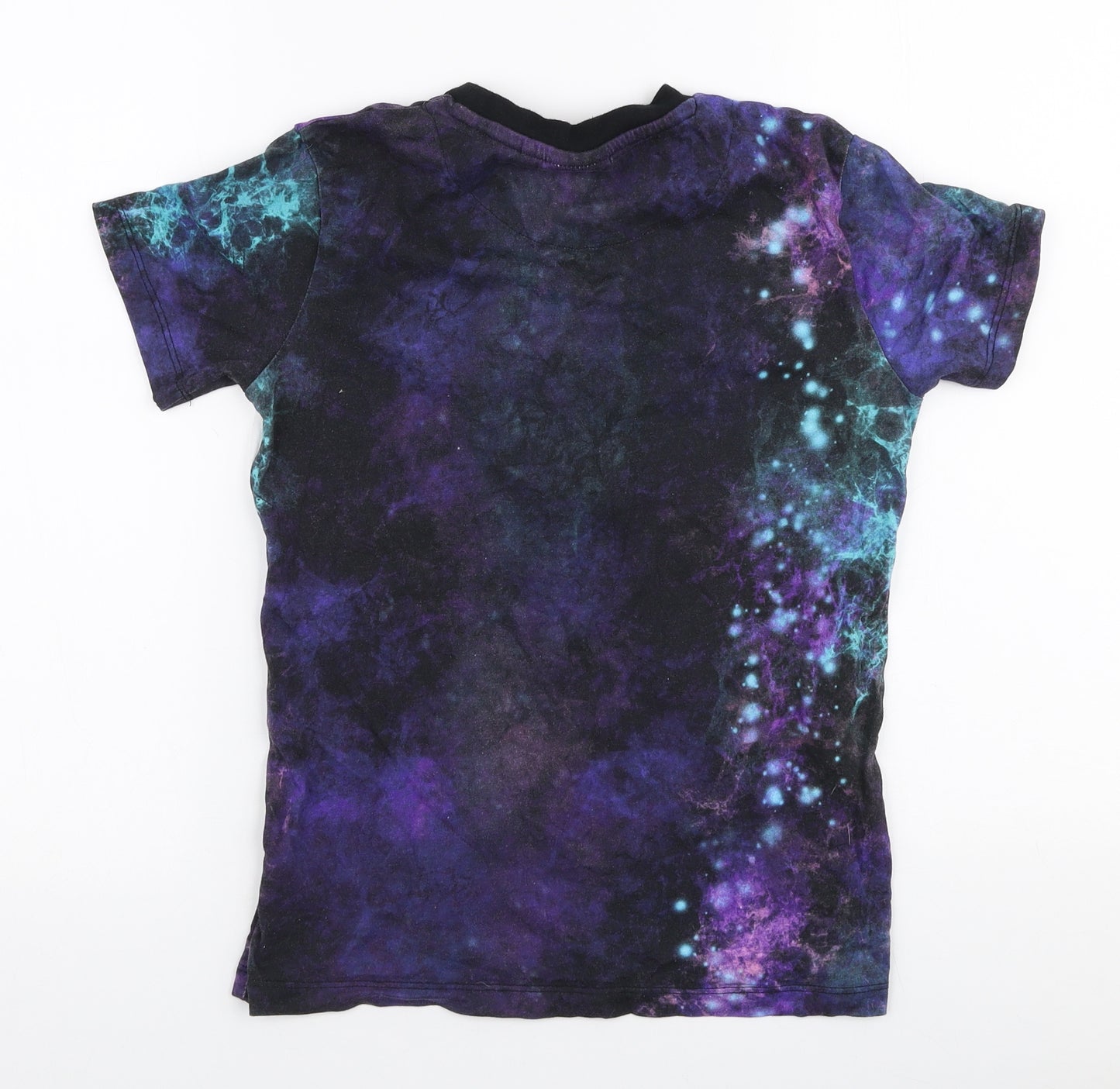 NEXT Boys Purple  Cotton Jersey T-Shirt Size 10 Years Round Neck Pullover - Playstation