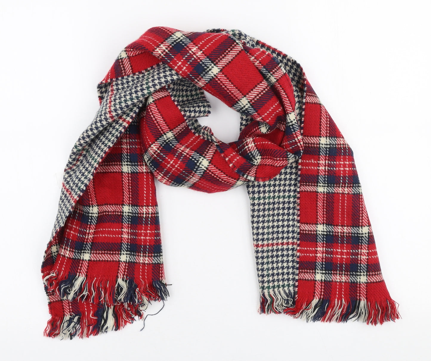 Smash Wear Womens Multicoloured Plaid Acrylic  Scarf