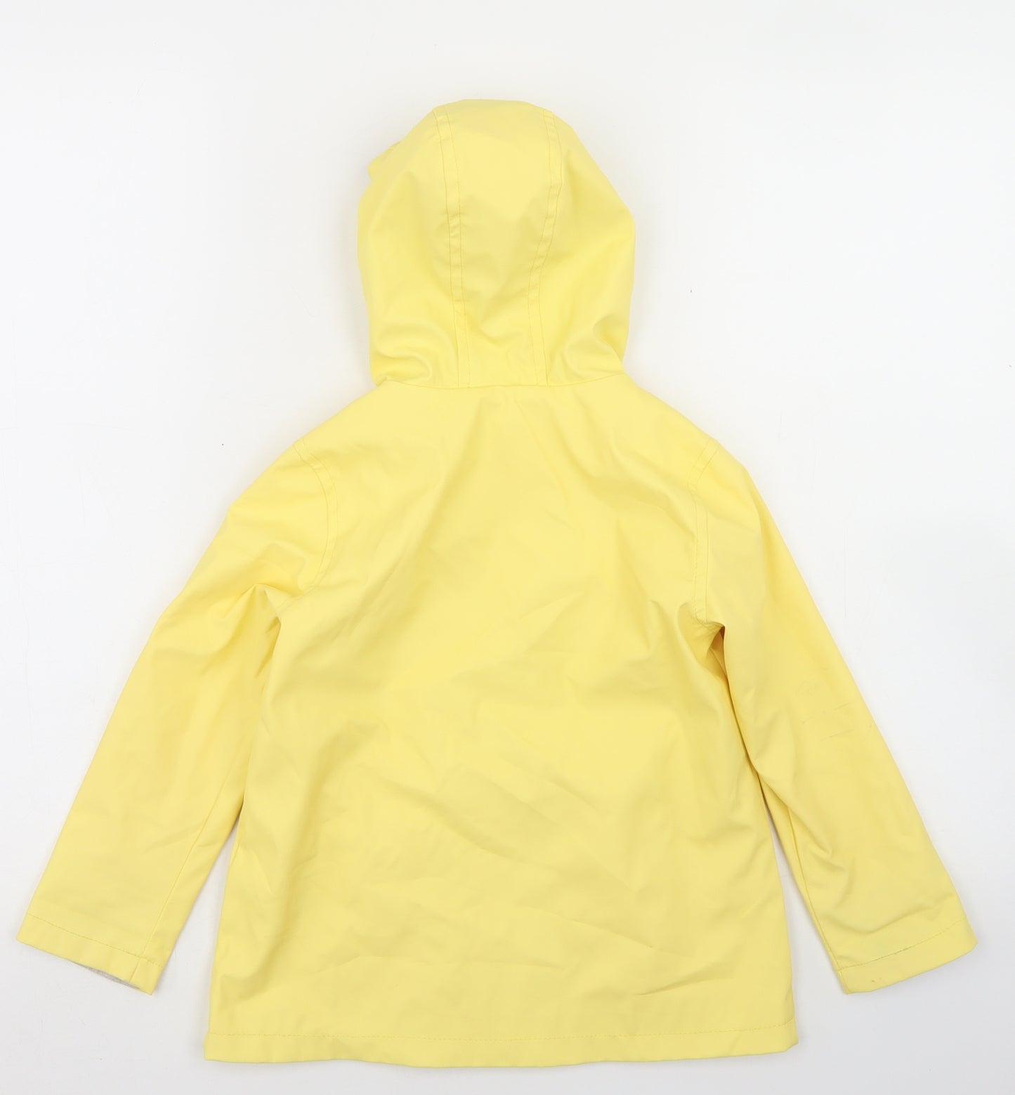 Dunnes Stores Girls Yellow   Rain Coat Coat Size 4 Years  Zip